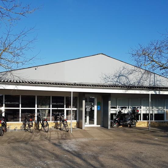 Terndrup Bibliotek på en smuk februar-dag