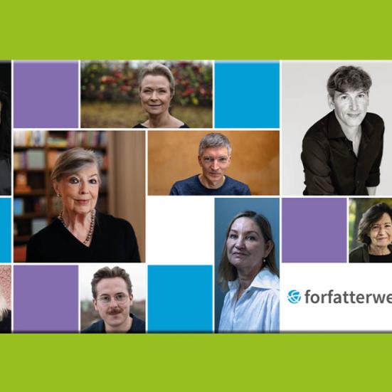 Collage fra Forfatterweb.dk