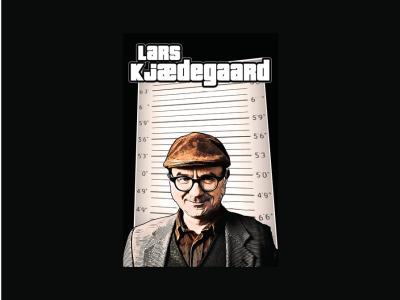 Cartoon-manipuleret foto af Lars Kjædegaard. Originalfoto lånt fra Mofibo