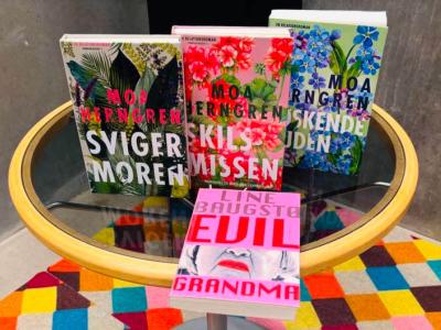 Foto af de 4 nævnte romaner