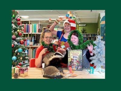 June, Thit og Signe i kreativ julestemning