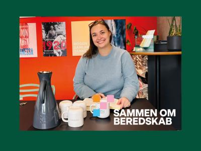 Portræt af læseguide Regitze 