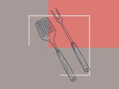 Grill bestik
