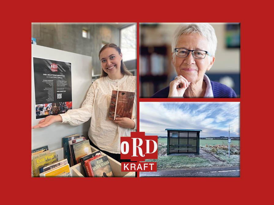 Regitze og Lise Andersen (foto: Ida Schmidt) og Charlottes billede af busskur