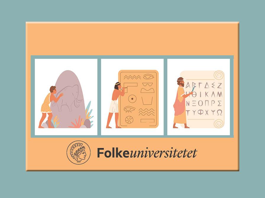 Foto: Colourbox.dk og logo fra Folkeuniversitetet