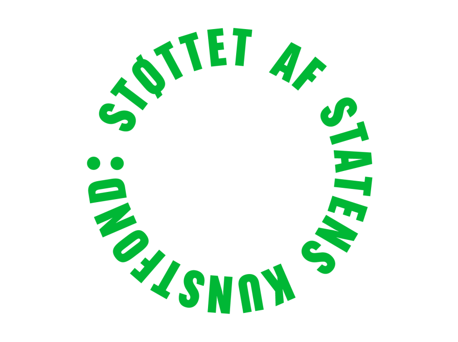 Logo: Støttet af Statens Kunstfond